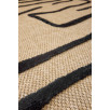 Tapis aspect jute - Palma - Motif géométrique 80 X 150 cm Tapis aspect jute - Palma - Motif géométrique 80 X 150 cm