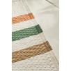 Tapis d'extérieur motifs rayures vert 120 X 160 cm Tapis d'extérieur motifs rayures vert 120 X 160 cm