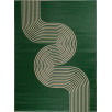 Tapis d'extérieur motif vague vert 120 X 160 cm Tapis d'extérieur motif vague vert 120 X 160 cm