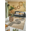 Tapis d'extérieur motif vague noir 120 X 160 cm Tapis d'extérieur motif vague noir 120 X 160 cm
