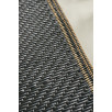 Tapis d'extérieur motif vague noir 120 X 160 cm Tapis d'extérieur motif vague noir 120 X 160 cm