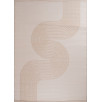 Tapis d'extérieur motif vague beige 120 X 160 cm Tapis d'extérieur motif vague beige 120 X 160 cm