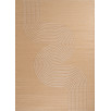 Tapis d'extérieur motif vague beige 120 X 160 cm Tapis d'extérieur motif vague beige 120 X 160 cm