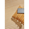 Tapis d'extérieur motif géométrique beige 120 X 160 cm Tapis d'extérieur motif géométrique beige 120 X 160 cm
