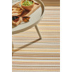 Tapis d'extérieur motif rayure dégradée beige 120 X 160 cm Tapis d'extérieur motif rayure dégradée beige 120 X 160 cm