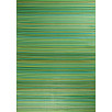 Tapis d'extérieur motif rayure dégradée vert 120 X 160 cm Tapis d'extérieur motif rayure dégradée vert 120 X 160 cm
