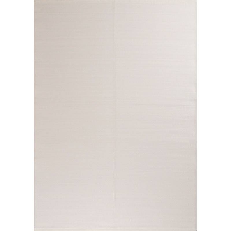 Tapis d'extérieur motif rayure dégradée blanc 120 X 160 cm