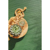 Tapis d'extérieur motif rayure dégradée vert 120 X 160 cm Tapis d'extérieur motif rayure dégradée vert 120 X 160 cm