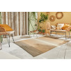 Tapis d'extérieur motif ligne dégradée beige 120 X 160 cm Tapis d'extérieur motif ligne dégradée beige 120 X 160 cm