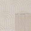 Tapis d'intérieur et extérieur motifs arcs Santorini blanc 80 X 150 cm Tapis d'intérieur et extérieur motifs arcs Santorini blanc 80 X 150 cm