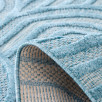 Tapis d'intérieur et extérieur motifs arcs Santorini bleu turquoise 80 X 150 cm Tapis d'intérieur et extérieur motifs arcs Santorini bleu turquoise 80 X 150 cm