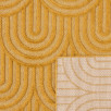 Tapis d'intérieur et extérieur motifs arcs Santorini jaune 80 X 150 cm Tapis d'intérieur et extérieur motifs arcs Santorini jaune 80 X 150 cm