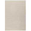Tapis d'intérieur et extérieur motifs arcs symétriques Santorini blanc 80 X 150 cm Tapis d'intérieur et extérieur motifs arcs symétriques Santorini blanc 80 X 150 cm