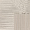 Tapis d'intérieur et extérieur motifs arcs symétriques Santorini blanc 80 X 150 cm Tapis d'intérieur et extérieur motifs arcs symétriques Santorini blanc 80 X 150 cm