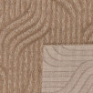 Tapis d'intérieur et d'extérieur à motifs beige 80 X 150 cm