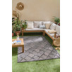Tapis d'intérieur et d'extérieur motifs losange noir 80 X 150 cm Tapis d'intérieur et d'extérieur motifs losange noir 80 X 150 cm