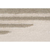 Tapis de salon à poils ras motif demi-cercle vert 80 X 150 cm