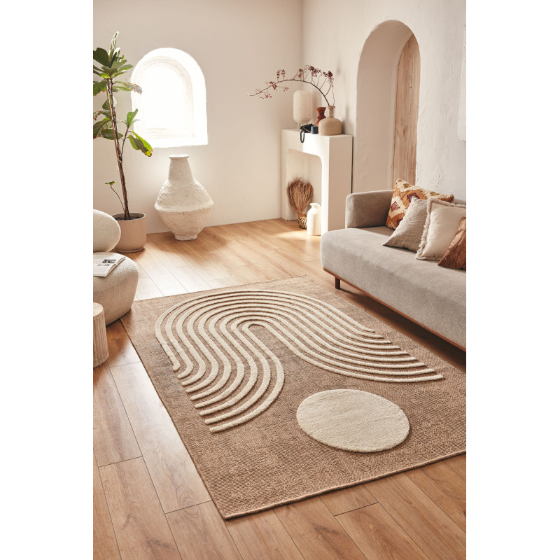 Tapis Palma blanc 80 X 150 cm