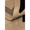 Tapis rustique avec motif en relief noir 80 X 150 cm Tapis rustique avec motif en relief noir 80 X 150 cm