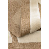 Tapis rustique avec motif en relief beige 80 X 150 cm Tapis rustique avec motif en relief beige 80 X 150 cm