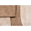 Tapis rustique avec motif en relief beige 80 X 150 cm Tapis rustique avec motif en relief beige 80 X 150 cm