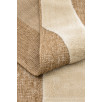 Tapis doux aspect jute motif abstrait blanc 80 X 150 cm Tapis doux aspect jute motif abstrait blanc 80 X 150 cm