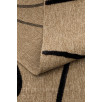 Tapis motifs géométriques Palma noir 80 X 150 cm Tapis motifs géométriques Palma noir 80 X 150 cm