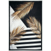Tapis de salon plume noir et blanc 50 X 80 cm Tapis de salon plume noir et blanc 50 X 80 cm