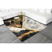 Tapis de salon effet marbre noir 50 X 80 cm Tapis de salon effet marbre noir 50 X 80 cm