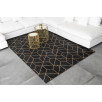 Tapis de salon motif moderne noir 50 X 80 cm Tapis de salon motif moderne noir 50 X 80 cm