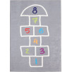 Tapis enfant marelle gris 80 X 150 cm Tapis enfant marelle gris 80 X 150 cm