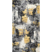 Tapis de salon motif géométrique gris 50 X 80 cm Tapis de salon motif géométrique gris 50 X 80 cm