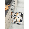 Tapis de salon à forme géométrique doré 50 X 80 cm Tapis de salon à forme géométrique doré 50 X 80 cm