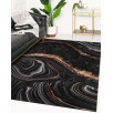Tapis de salon à motifs noir 50 X 80 cm Tapis de salon à motifs noir 50 X 80 cm