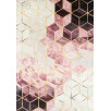 Tapis de salon motif moderne rose 50 X 80 cm Tapis de salon motif moderne rose 50 X 80 cm