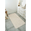 Tapis de salon lavable en machine motif uni beige 80 X 150 cm Tapis de salon lavable en machine motif uni beige 80 X 150 cm