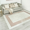 Tapis de salon motif rectangulaire crème 50 X 80 cm Tapis de salon motif rectangulaire crème 50 X 80 cm