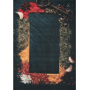 Tapis de cuisine motifs épices noir 50 X 80 cm Tapis de cuisine motifs épices noir 50 X 80 cm