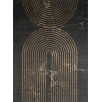 Tapis de salon motif arc doré lavable en machine 80 X 150 cm Tapis de salon motif arc doré lavable en machine 80 X 150 cm