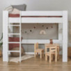 Lit mezzanine Hoppekids SFK 90x200 cm, Blanc Lit mezzanine Hoppekids SFK 90x200 cm, Blanc