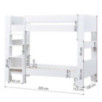 Lit superposé Hoppekids SFK 90x200 cm, Blanc