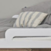 Lit junior Hoppekids Blend 70x160 cm, Blanc Lit junior Hoppekids Blend 70x160 cm, Blanc