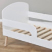 Lit junior Hoppekids Blend 70x160 cm, Blanc Lit junior Hoppekids Blend 70x160 cm, Blanc