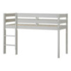Lit demi-haut ECO Comfort 70x160 cm avec lattes, Gris Dove