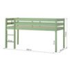 Lit demi-hauteur ECO Comfort 90x200 cm avec lattes, Vert pâle Lit demi-hauteur ECO Comfort 90x200 cm avec lattes, Vert pâle