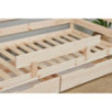 Lit junior Hoppekids ECO Comfort 70x160 cm, Bois Naturel Lit junior Hoppekids ECO Comfort 70x160 cm, Bois Naturel