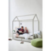 Lit Hoppekids ECO Comfort House, 70x160cm, Gris Pigeon Lit Hoppekids ECO Comfort House, 70x160cm, Gris Pigeon