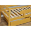 Lit junior Hoppekids ECO Comfort 70x160 cm, Jaune d'Automne