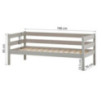 Lit junior Hoppekids ECO Comfort 70x160 cm, Gris Pigeon Lit junior Hoppekids ECO Comfort 70x160 cm, Gris Pigeon