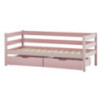 Lit junior ECO Comfort 70x160 avec tiroirs, Rose Pâle Lit junior ECO Comfort 70x160 avec tiroirs, Rose Pâle